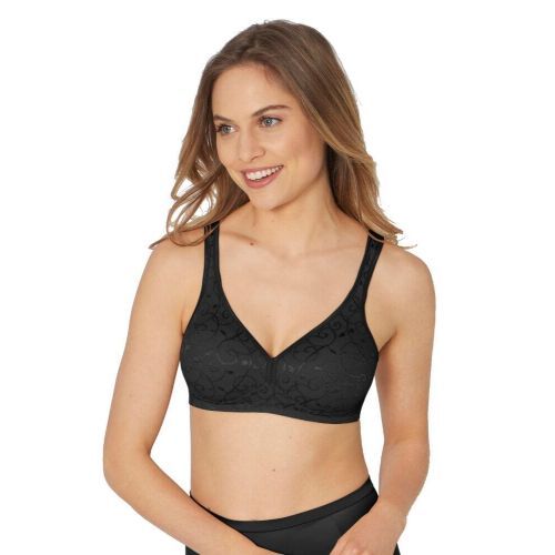 Triumph Elegant Cotton Non Wired Bra - Black