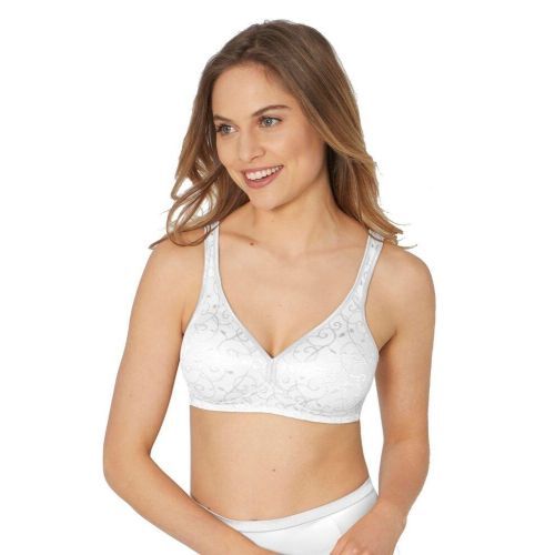 Triumph Elegant Cotton Non Wired Bra - White