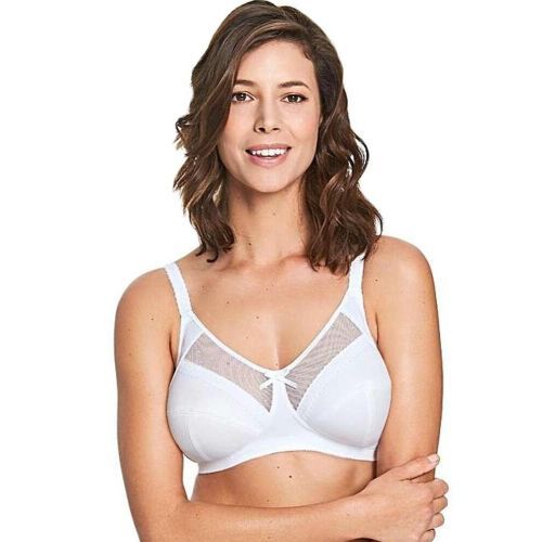 Royce Charlotte Non Wired Support Bra - White
