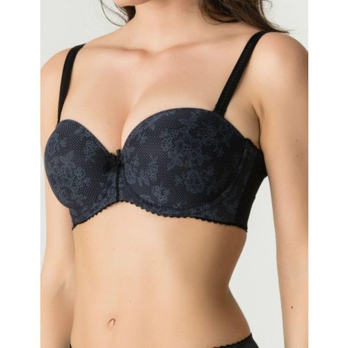 Prima Donna Divine Padded Strapless Bra - Black