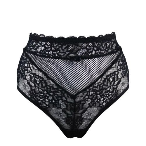 Contradiction by Pour Moi Suspense Laced Up Brief - Black