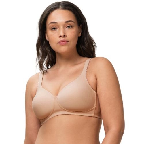 Triumph Modern Soft+ Cotton Padded Bra - Neutral Beige