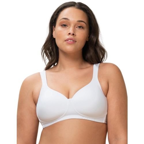 Triumph Modern Soft+ Cotton Padded Bra - White