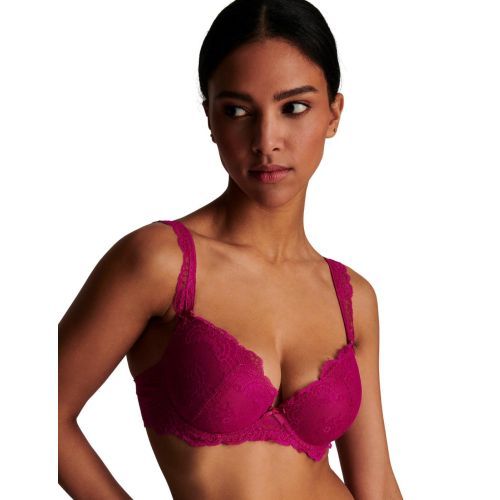 Aubade Danse Des Sens Moulded Plunge Bra - Pink Pulsion