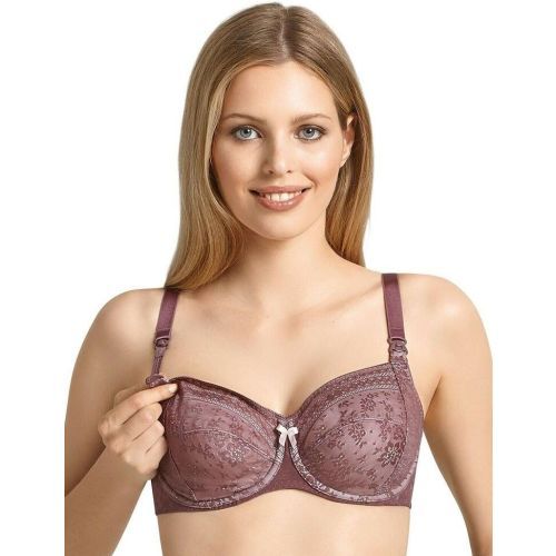 Anita Maternity Fleur Underwire Nursing Bra - Berry
