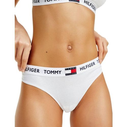Tommy Hilfiger Tommy 85 Cotton Thong - Classic White