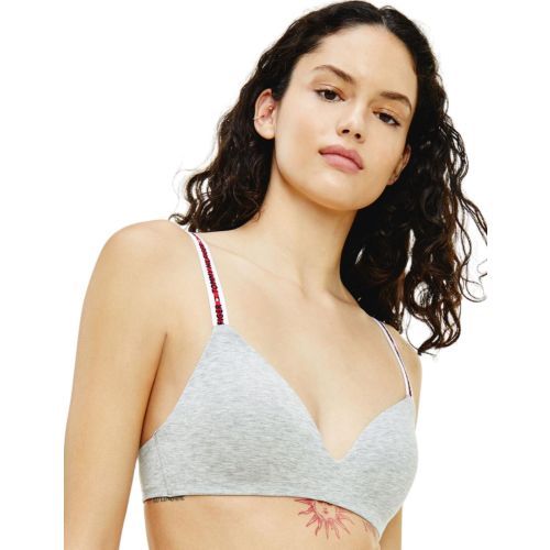 Tommy Hilfiger TH Nature Tech Triangle Bra - Mid Grey Heather