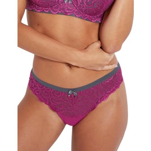 Pour Moi Romance Brief - Magenta/Slate