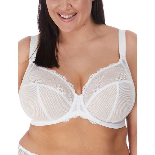 Elomi Charley Stretch Plunge Bra - White