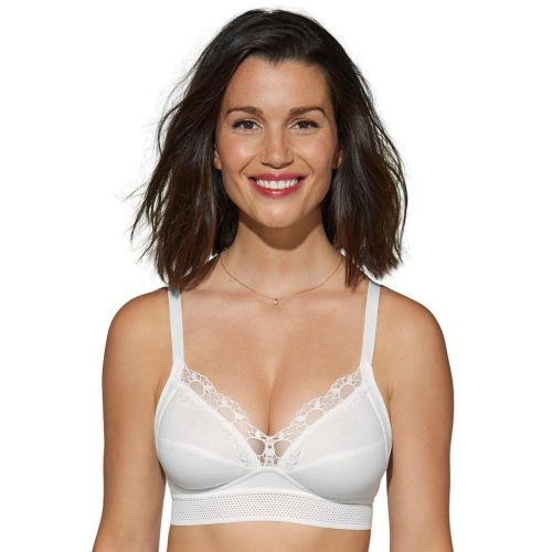 Playtex Soft Cup Feel Good Organic Cotton Bra - White