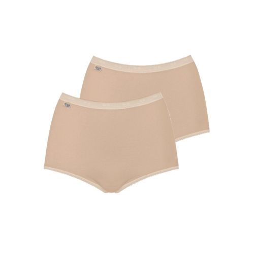 Sloggi Basic+ Maxi Brief 2 Pack - Skin