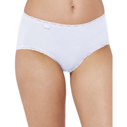 Sloggi 24/7 Cotton Lace Midi Brief - White