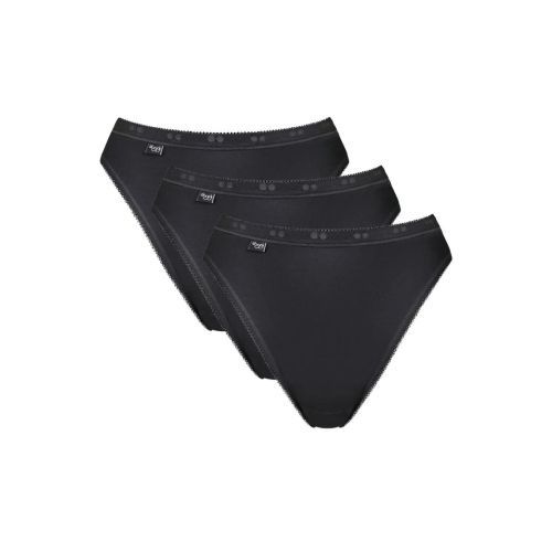 Sloggi Basic Tai Brief 3 Pack - Black