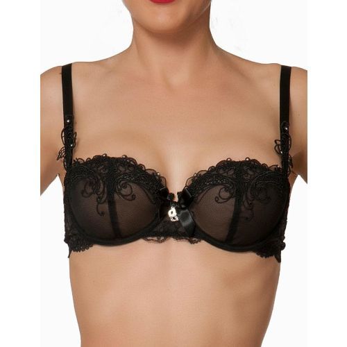 Lise Charmel Soir De Venise Half Cup Bra - Noir Diamant
