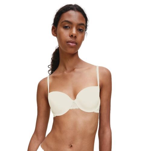 Calvin Klein CK Flirty Balcony Bra - Ivory