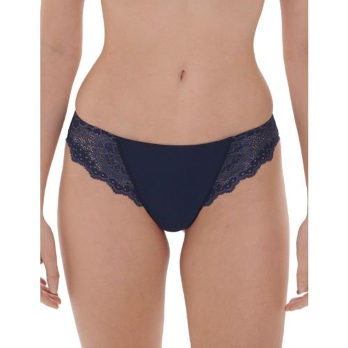 Simone Perele Caresse Tanga Brief - Ink Blue