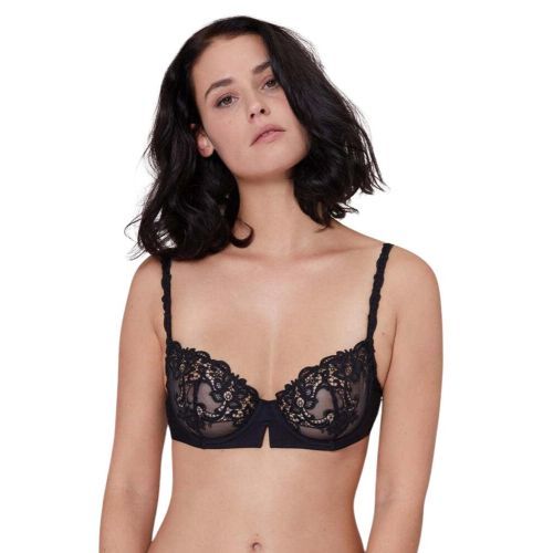 Simone Perele Saga Half Cup Bra - Black