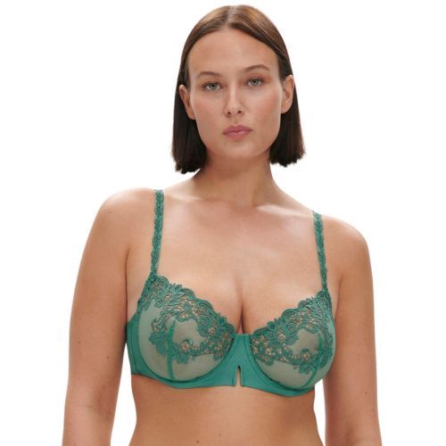 Simone Perele Saga Half Cup Bra - Garden Green
