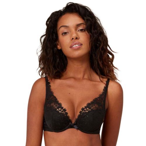 Simone Perele Wish Triangle Push Up Bra - Black