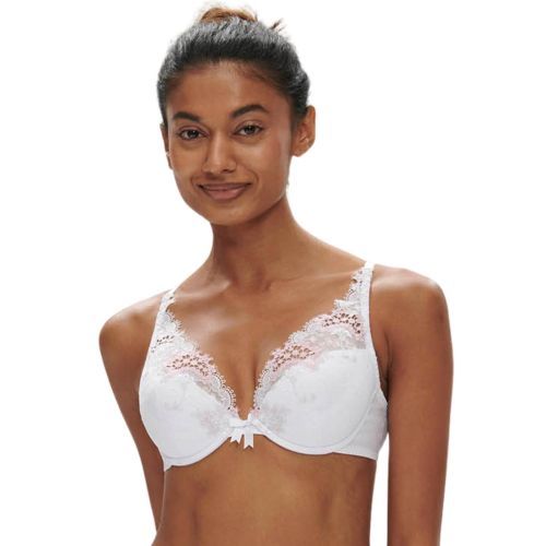 Simone Perele Wish Triangle Push Up Bra - Cristal White