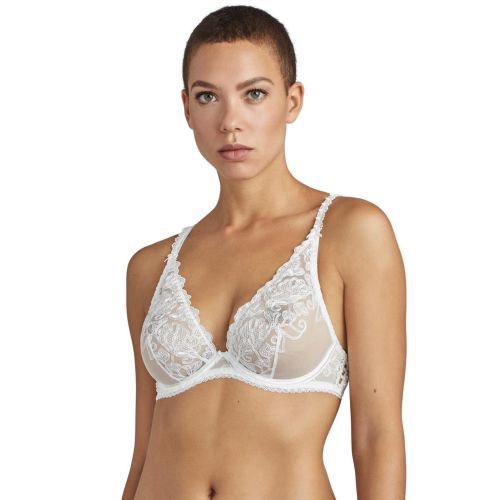Aubade Pour Toujours Plunge Triangle Bra - Opale