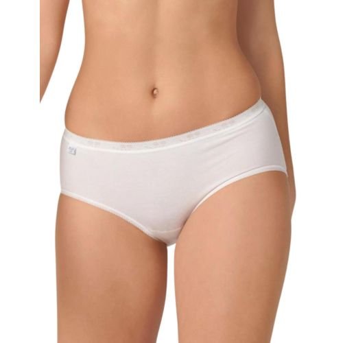 Sloggi Basic+ Midi Brief 2 Pack - White