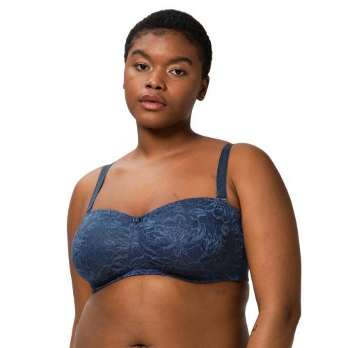 Triumph Amourette Charm Strapless Bra - Blue Nights