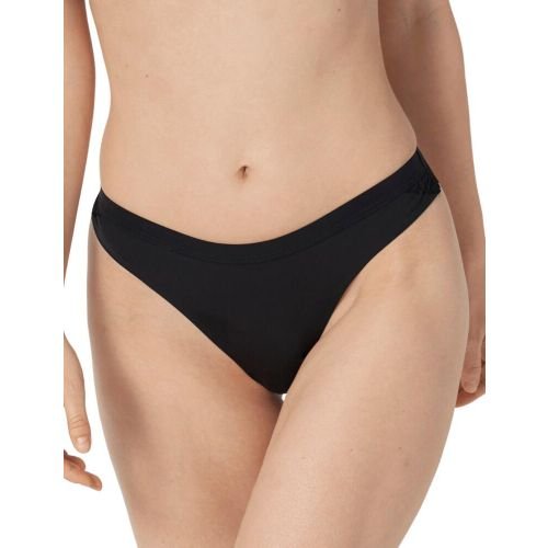 Triumph Aura Spotlight High Leg Thong - Black