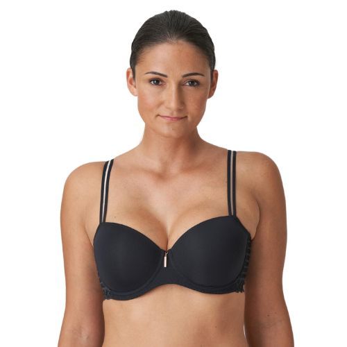 Prima Donna Twist East End Padded Balcony Bra - Charcoal