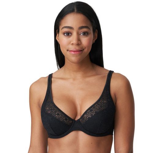 Prima Donna Twist Epirus Half Padded Plunge Bra - Black