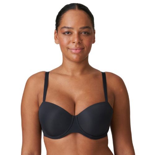 Prima Donna Figuras Padded Balcony Bra - Charcoal