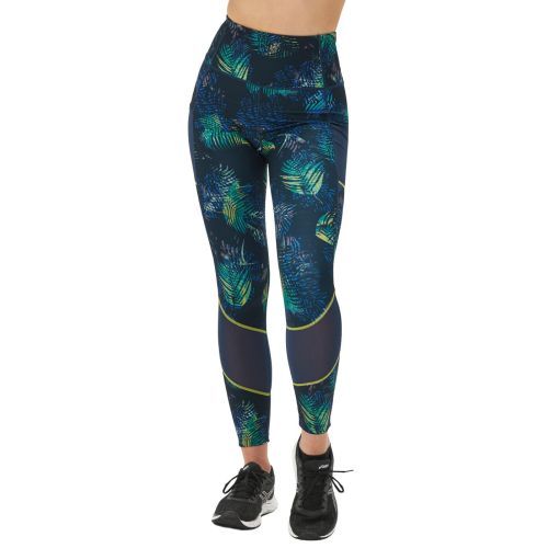Pour Moi Energy Printed Mesh Panel Legging - Navy Fern