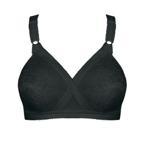Playtex Cross Your Heart Non Wired Bra - Black