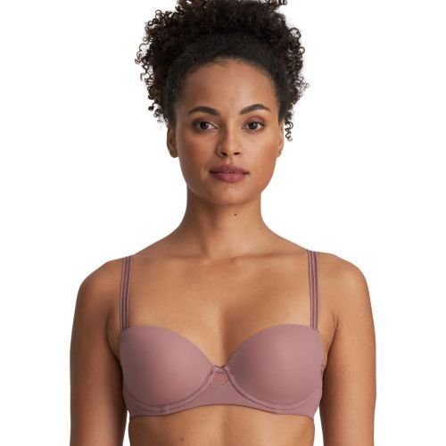 Marie Jo Louie Padded Balcony Bra - Satin Taupe