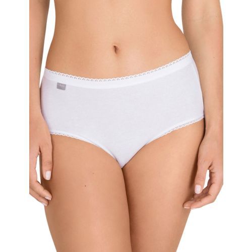 Playtex Stretch Cotton Midi Brief 2 Pack - White