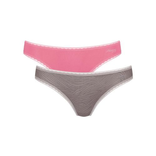 Sloggi Go Brazilian Brief 2 Pack - Grey Combination