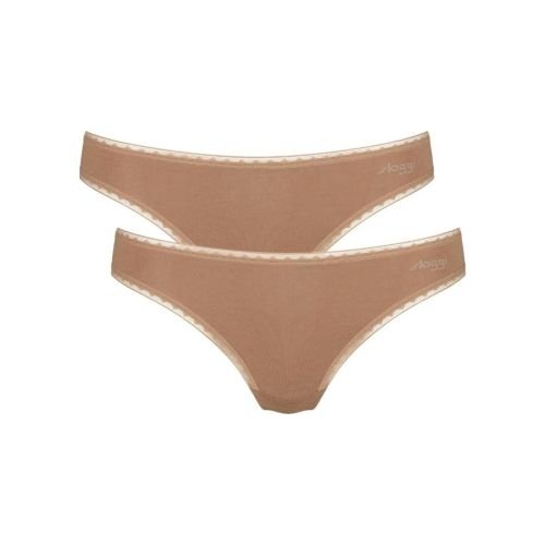 Sloggi Go Brazilian Brief 2 Pack - Nostalgic Brown