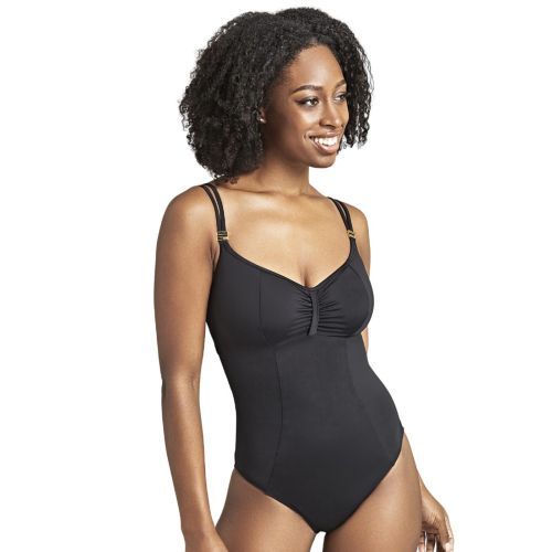 Panache Anya Riva Balcony Swimsuit - Black