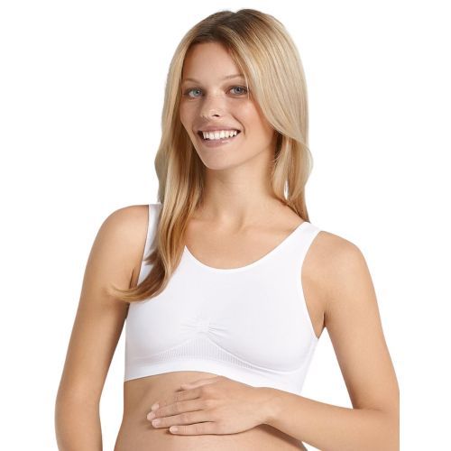 Anita Maternity Seamless Non Wired Pregnancy Bralette - White