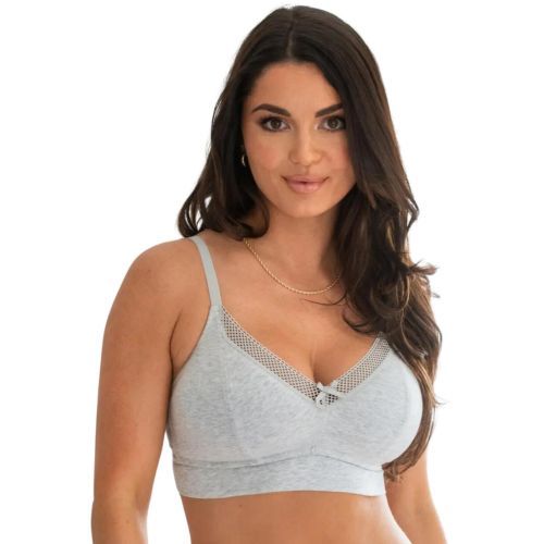 Pour Moi Love To Lounge Non Wired Bra - Grey Marl