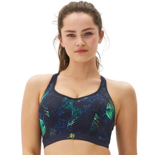 Pour Moi Energy Rush Padded Sports Bra - Navy Fern