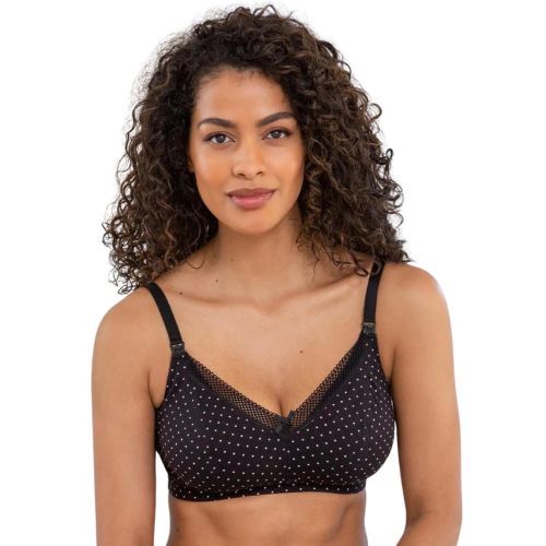Pour Moi Love To Lounge Nursing Bra - Black/White Spot