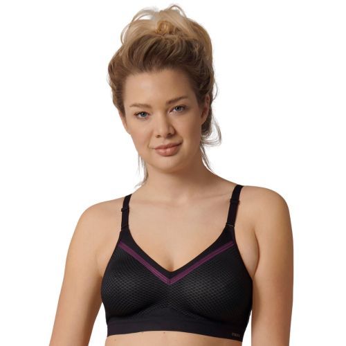 Triumph Triaction Free Motion Non Wired Sports Bra - Black
