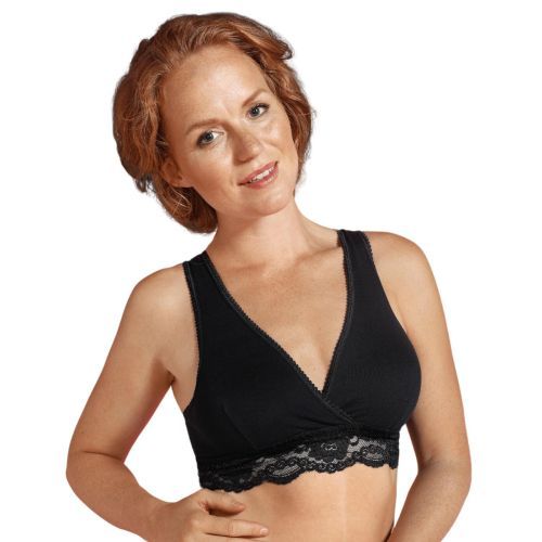 Carriwell Crossover Sleeping Nursing Bra - Black