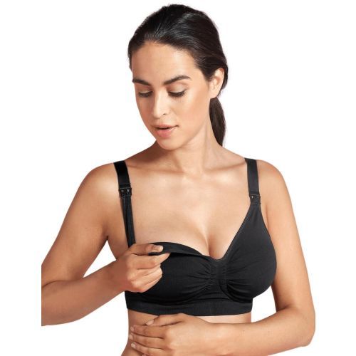 Carriwell Nursing Bra with Carri-Gel - Black