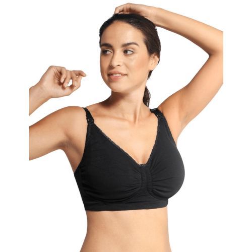 Carriwell Padded & Carri-Gel Nursing Bra - Black