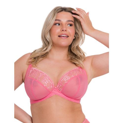 Curvy Kate Centre Stage Plunge Bra - Pink