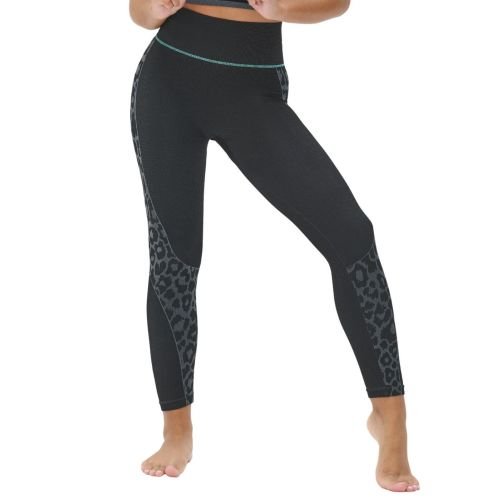 Pour Moi Energy Seamless Sports Leggings - Black/Grey/Aqua