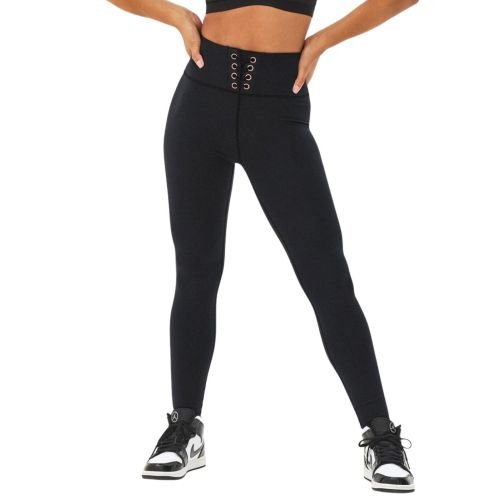 Pour Moi Energy Eyelet Leggings - Black