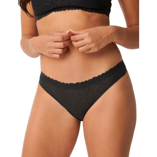 Sloggi Zero Feel Lace Brazilian Brief - Black